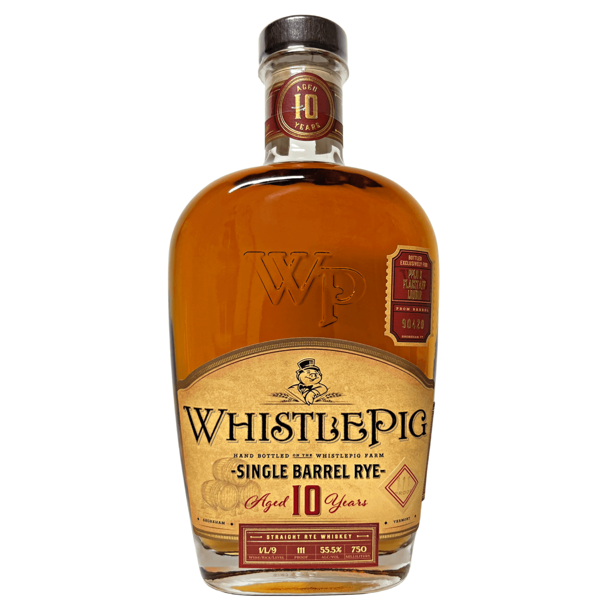 WhistlePig 10YR PPLDxFLAG Single Barrel Select Rye 750ml