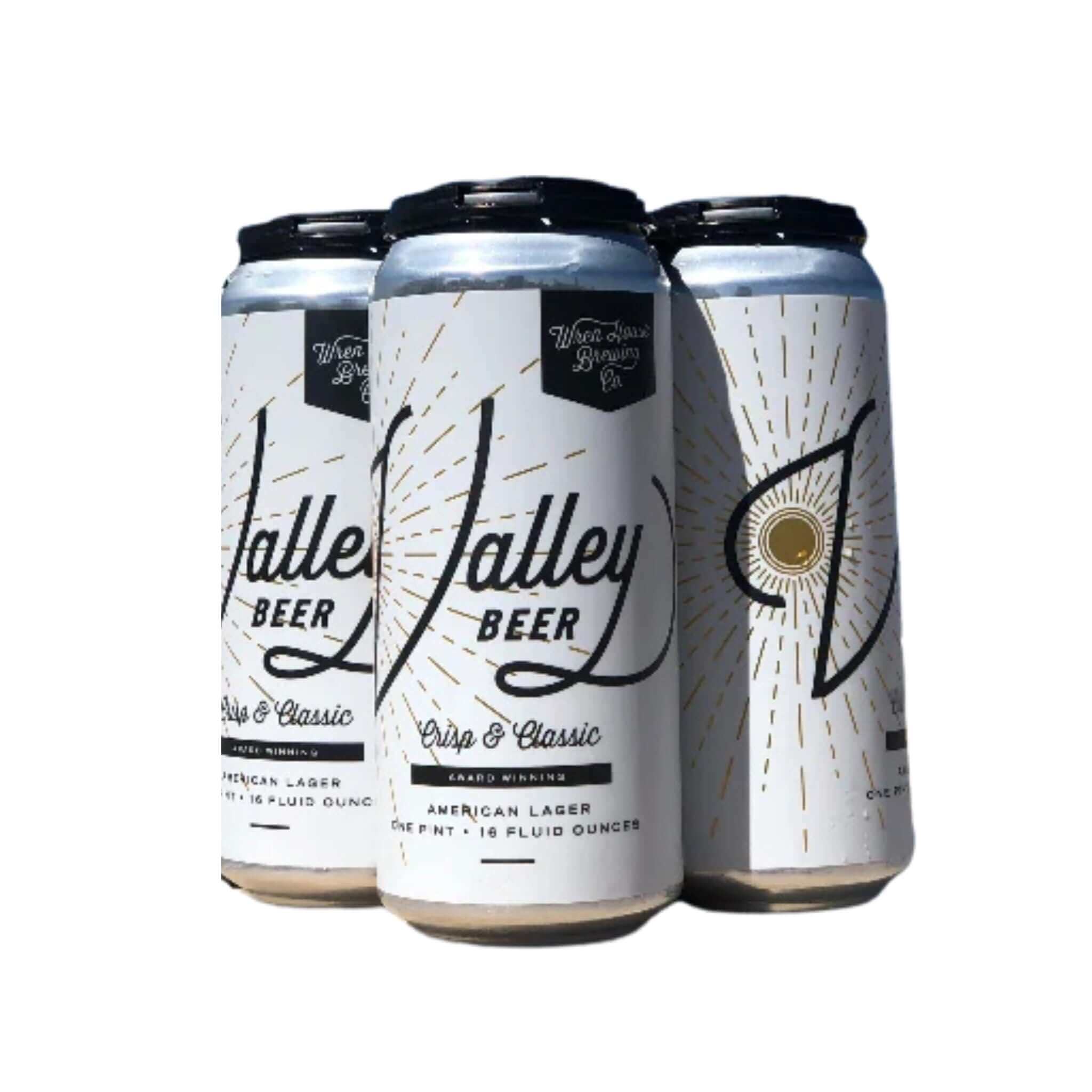 Wren House Valley Beer 4-Pack 16oz cans, light lager with mild malt sweetness and subtle hop bitterness, from Phoenix, Arizona.