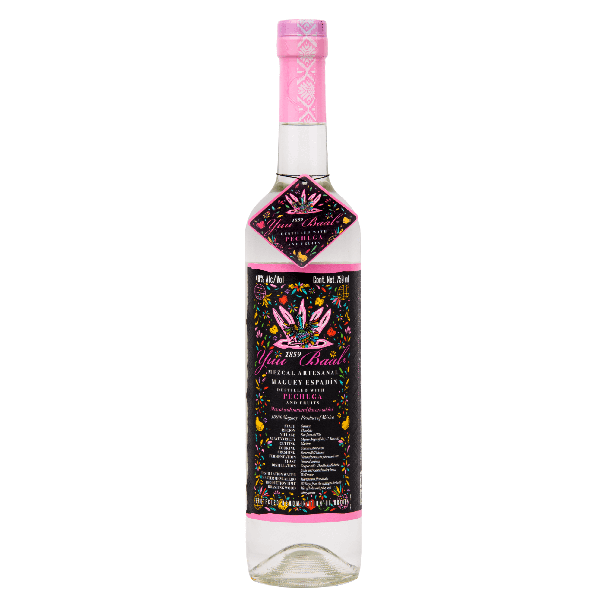 Yuu Baal Pechuga Joven Mezcal 750ml