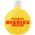 BuzzBallz Biggies Chili Mango 1.75L bottle with vibrant yellow color and bold red text, featuring a unique tropical chili flavor.