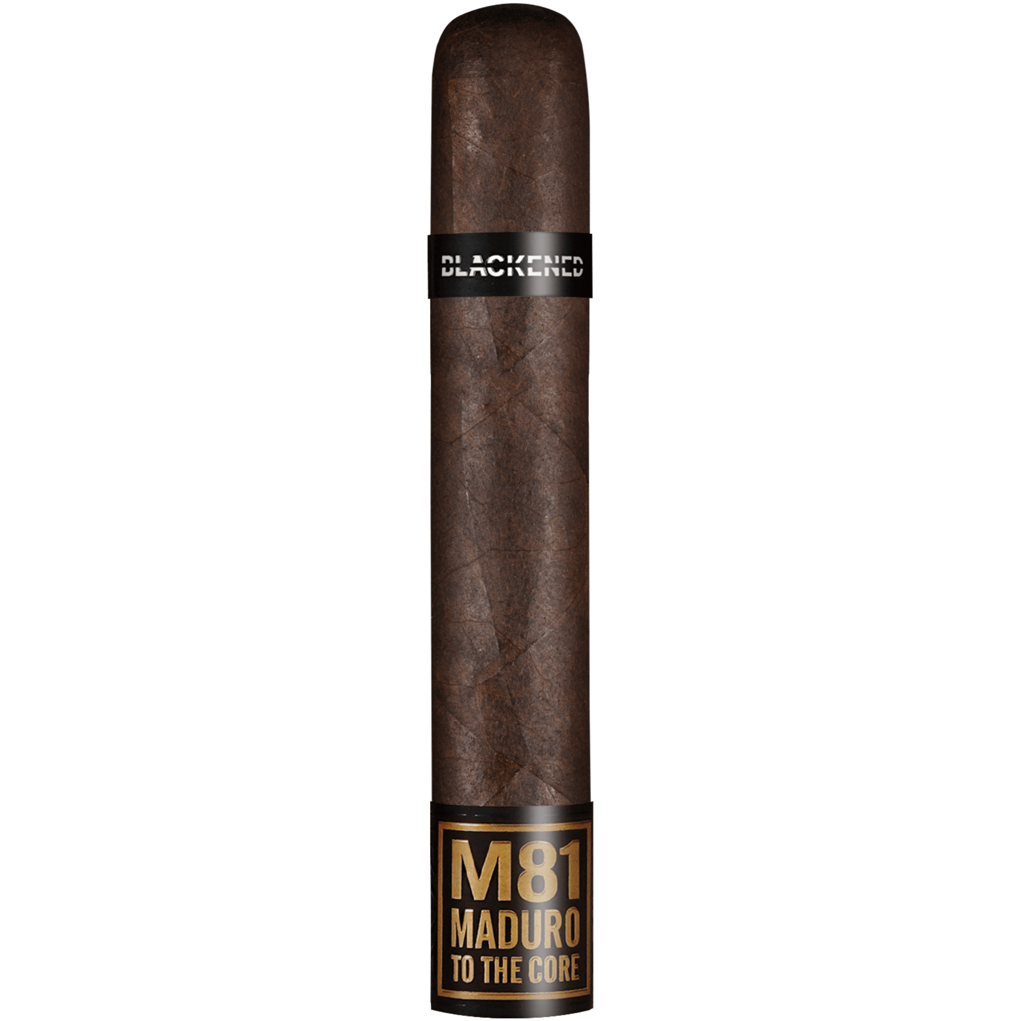 Drew Estate Blackened M81 Robusto cigar with Maduro wrapper, rich flavor, and full-bodied strength, crafted in Nicaragua.