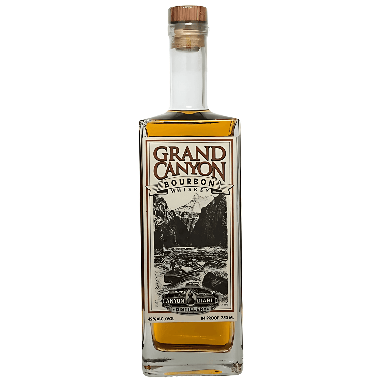 Canyon Diablo Grand Canyon Whiskey bottle, 750ml, handcrafted in Flagstaff, Arizona, reflecting the bold spirit of Arizona&