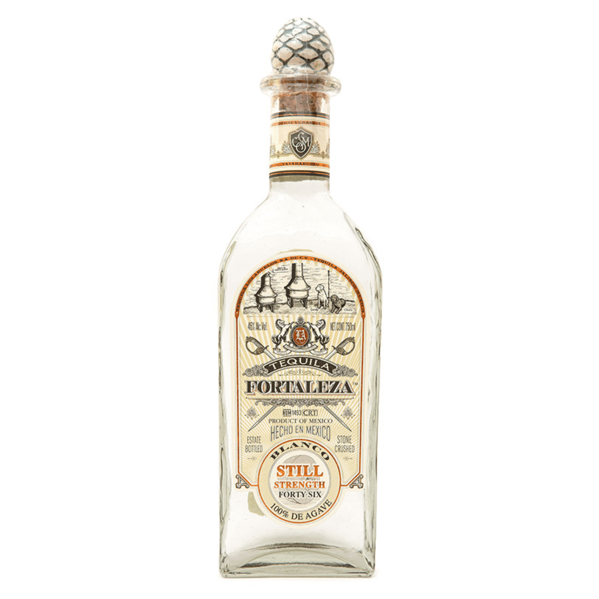 Fortaleza Tequila Still Strength Blanco 750ml