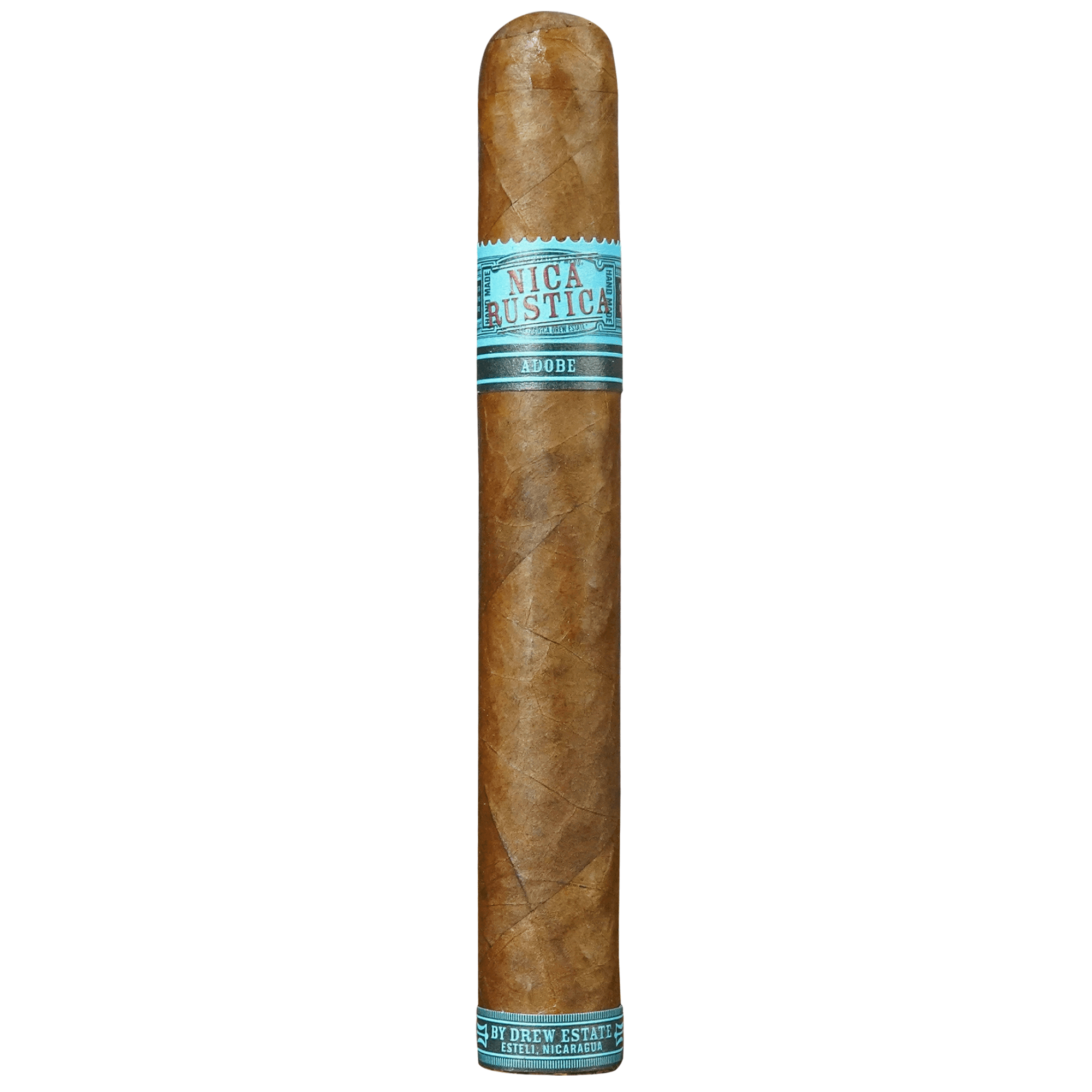 Nica Rustica Adobe Toro cigar by Drew Estate, medium to full strength, Ecuadorian Habano wrapper, Nicaraguan filler.