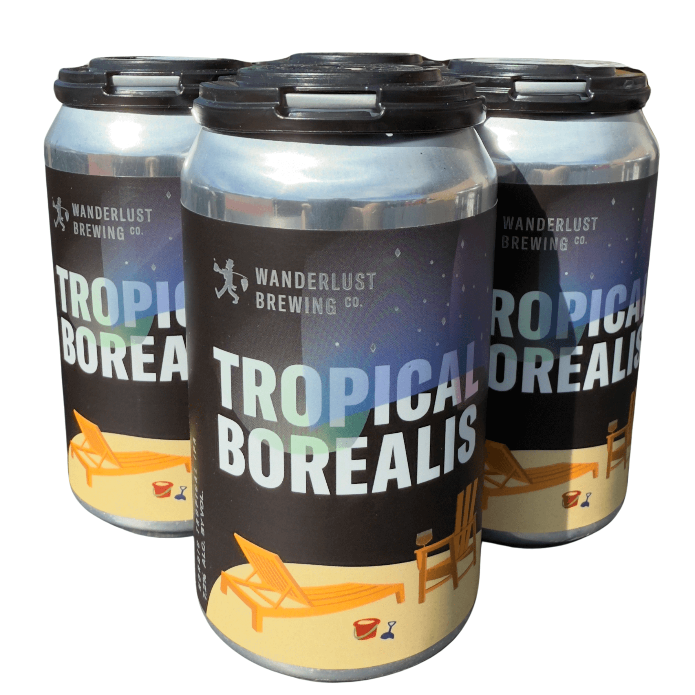 Wanderlust Tropical Borealis 4 Pack | 12oz Cans