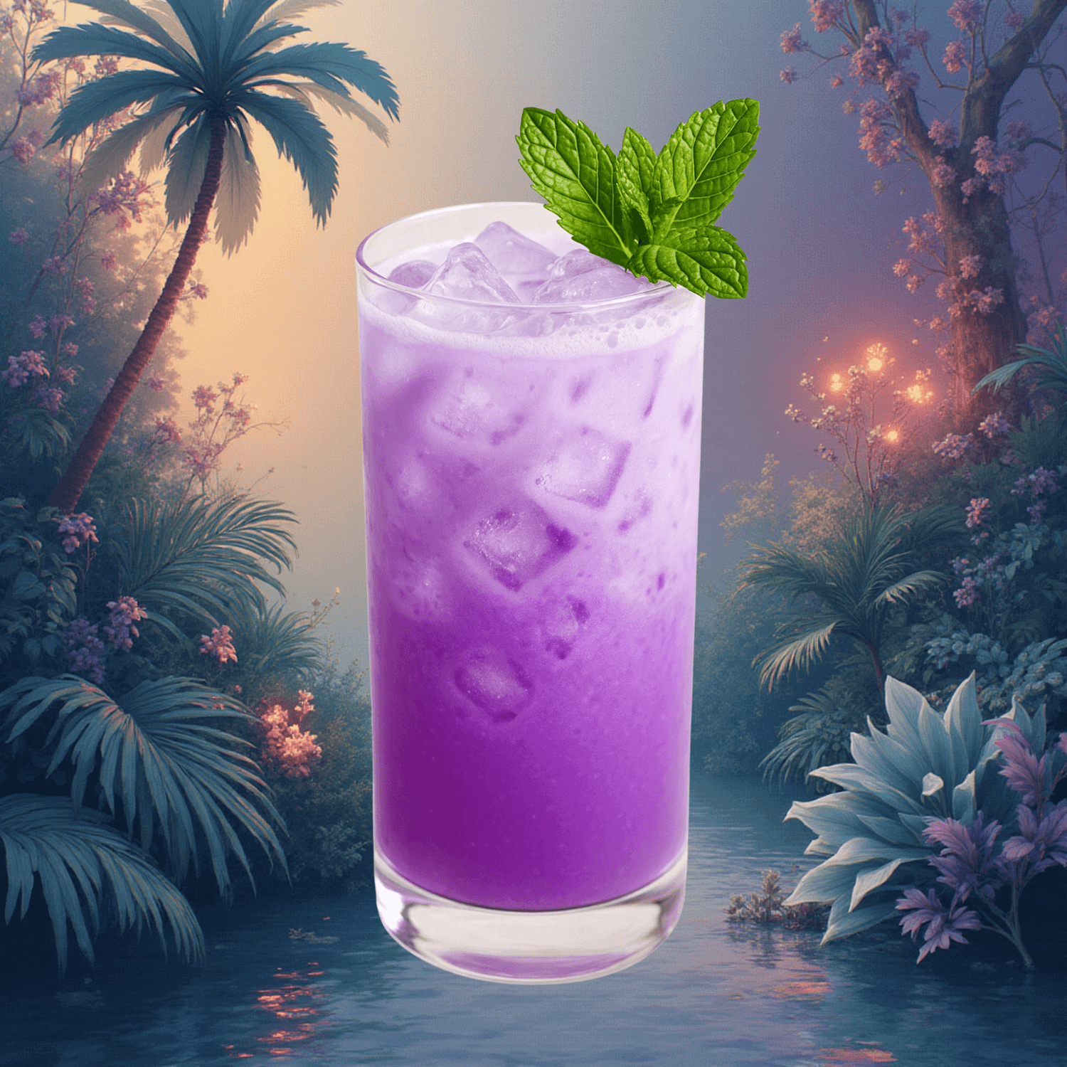 Ube Coconut Mojito