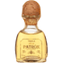 Patrón Añejo Tequila 50ml bottle, aged in French, Hungarian, and American barrels, from Atotonilco El Alto, Jalisco.