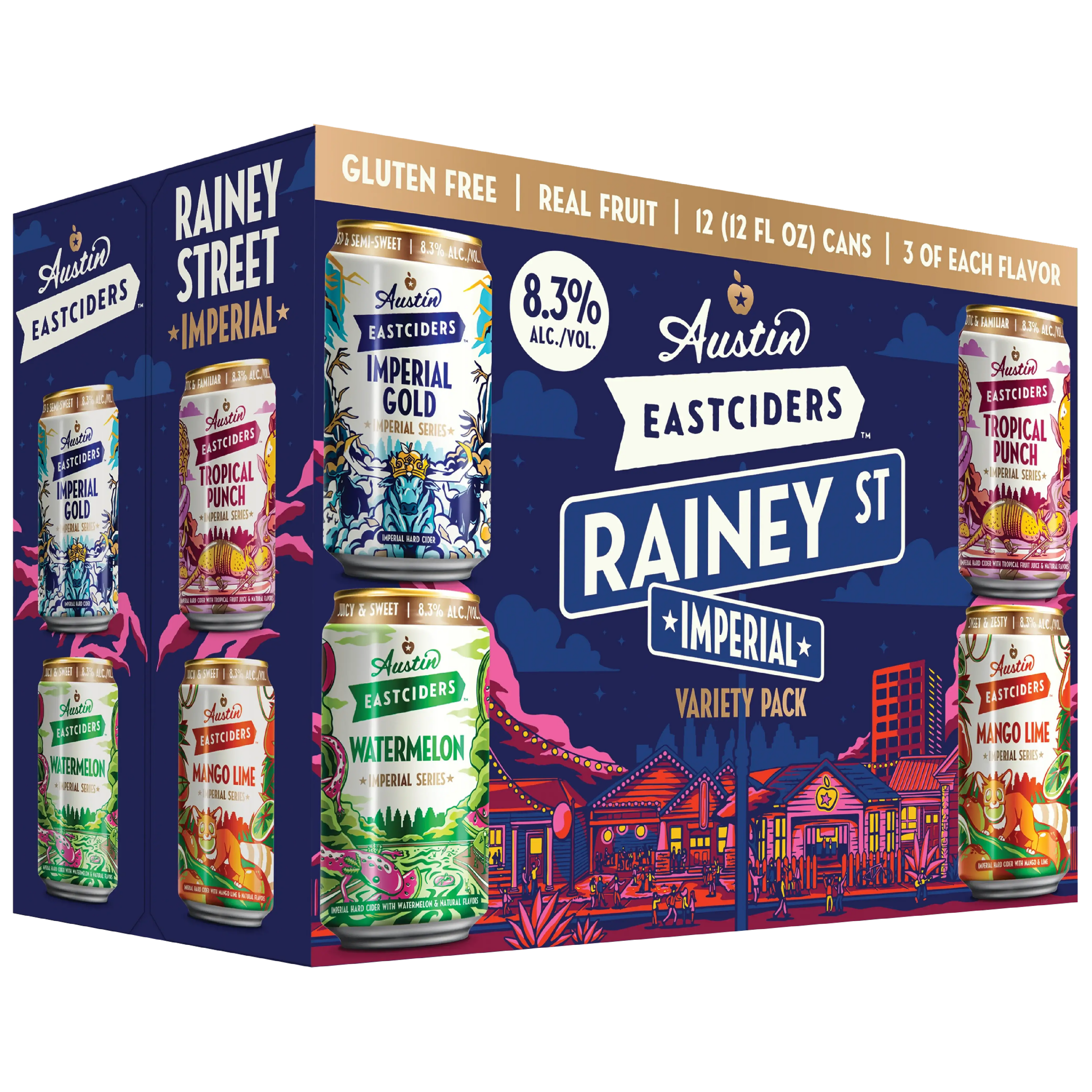 Austin Eastciders Rainey St. Imperial Cider Variety 12 Pack CANS