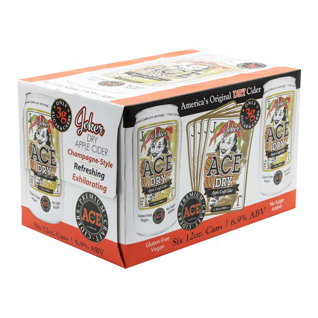 Ace Joker Cider 6 Pack | 12oz Cans