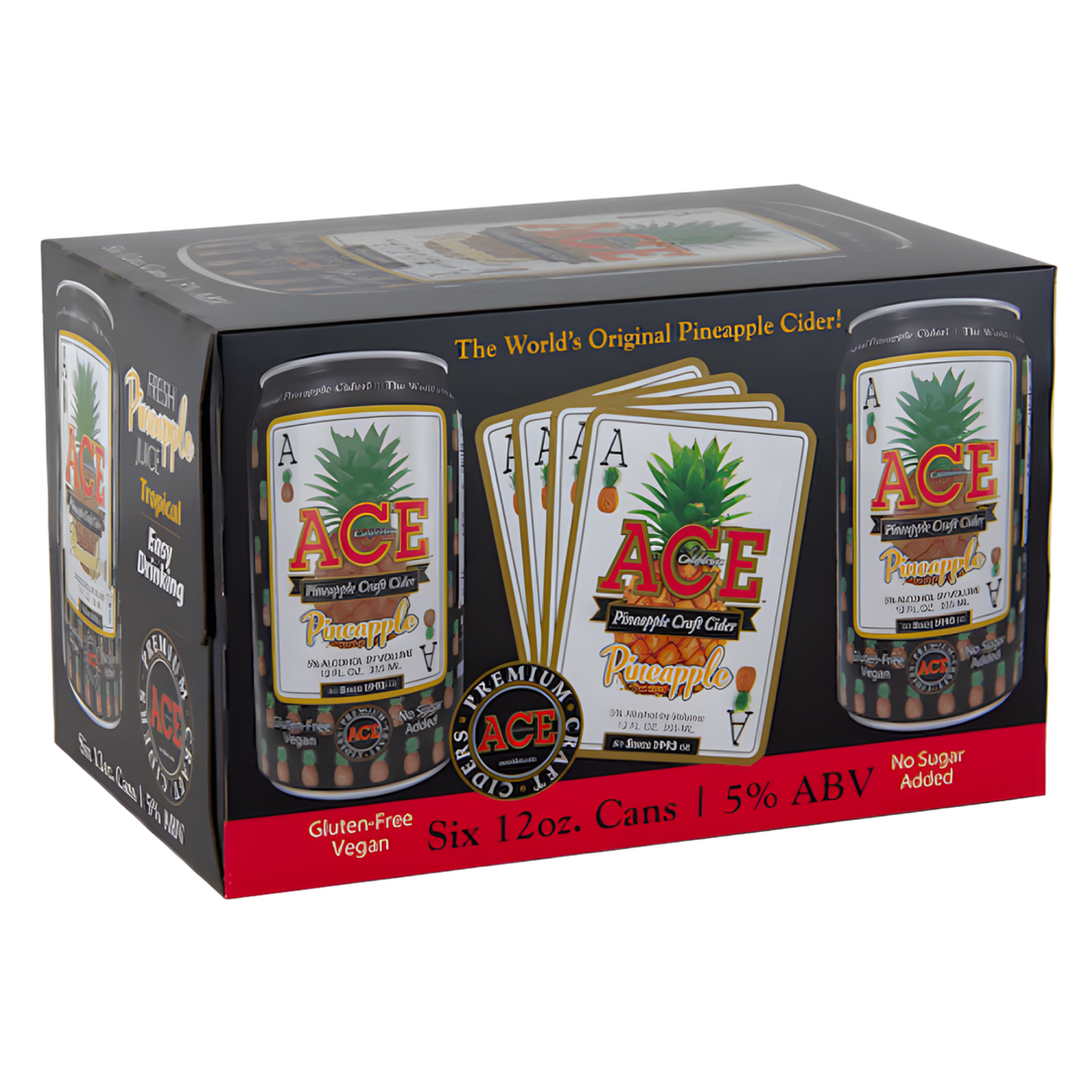 Ace Pineapple Cider 6 Pack | 12oz Cans