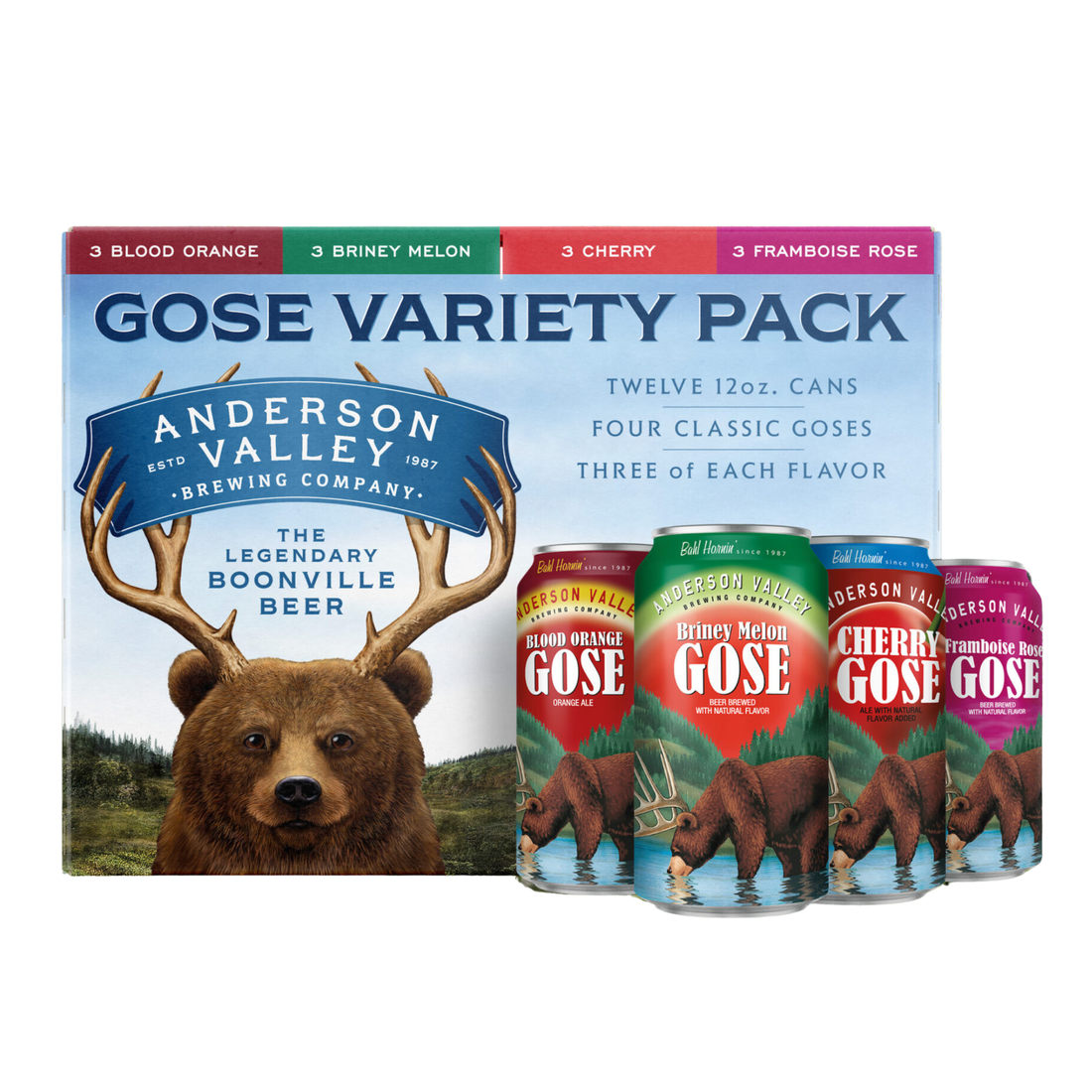 Anderson Valley Gose Variety 12 Pack | 12oz Cans