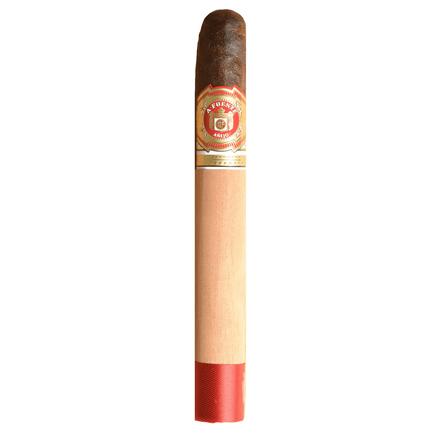 Arturo Fuente Anejo Reserva No.60 Maduro cigar against a white background, showcasing its rich, dark wrapper and label details.