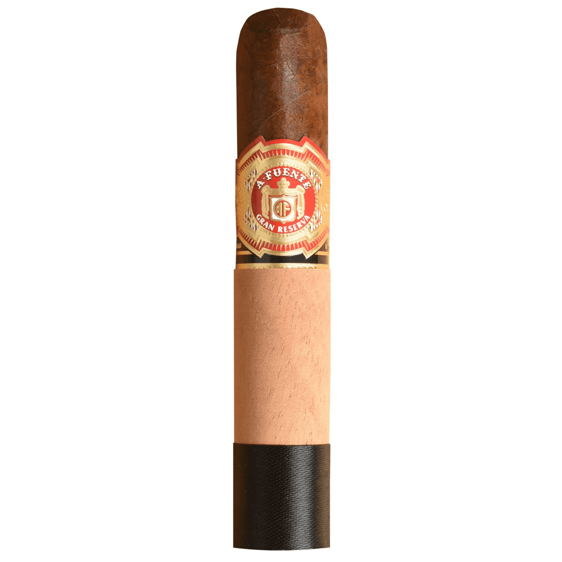 Arturo Fuente Chateau Fuente Sun Grown cigar with label, displayed upright.