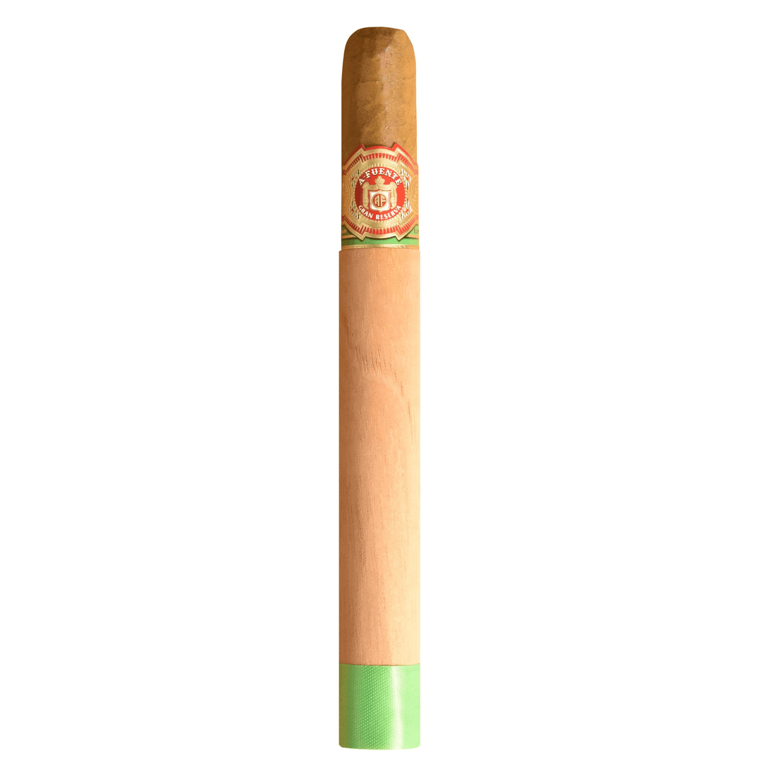 Arturo Fuente Royal Salute Natural Cigar with red and gold band, featuring a classic shape and elegant wrapper.