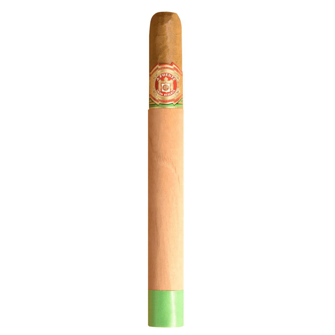 Arturo Fuente Royal Salute Natural cigar in individual packaging, showcasing premium craftsmanship.