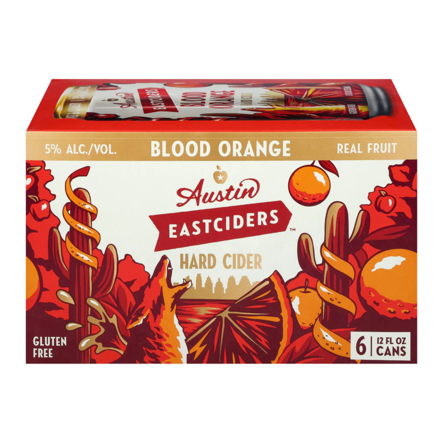 Austin Eastcider Blood Orange 6 Pack | 12oz Cans