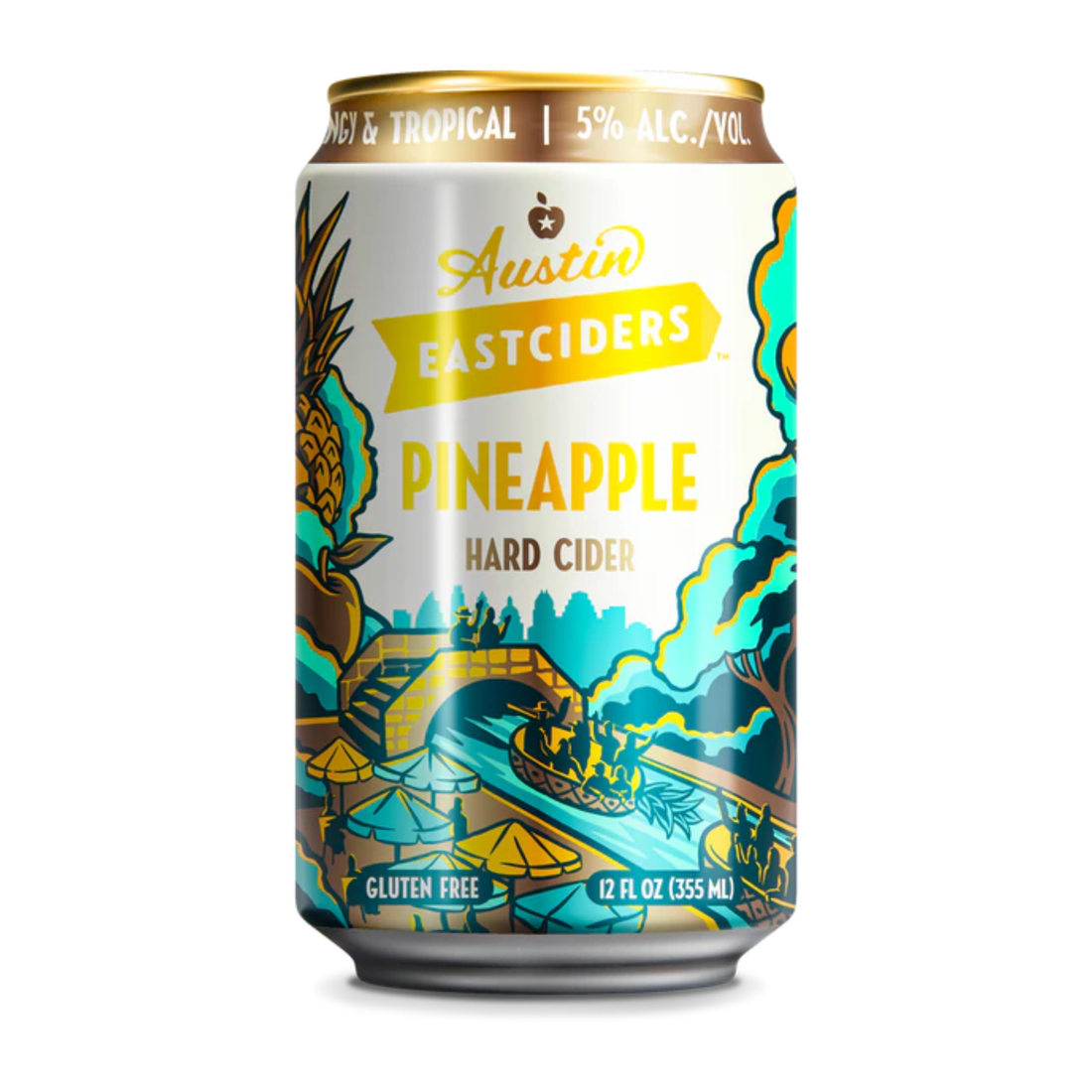 Austin Eastcider Pineapple 12oz CAN