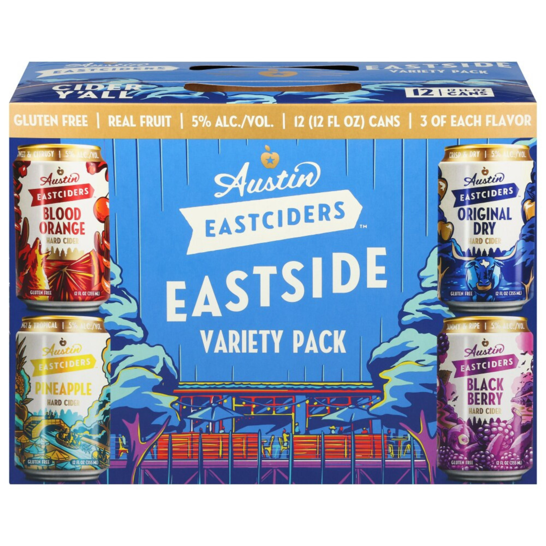 Austin Eastcider Variety 12 Pack | 12oz Cans