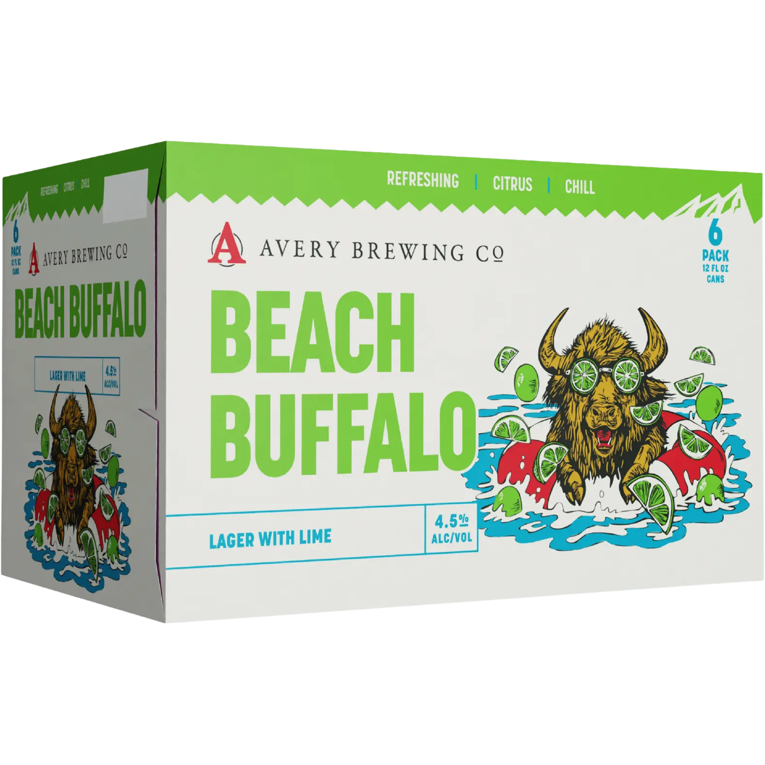 Avery Beach Buffalo Lager 6 Pack | 12oz Cans
