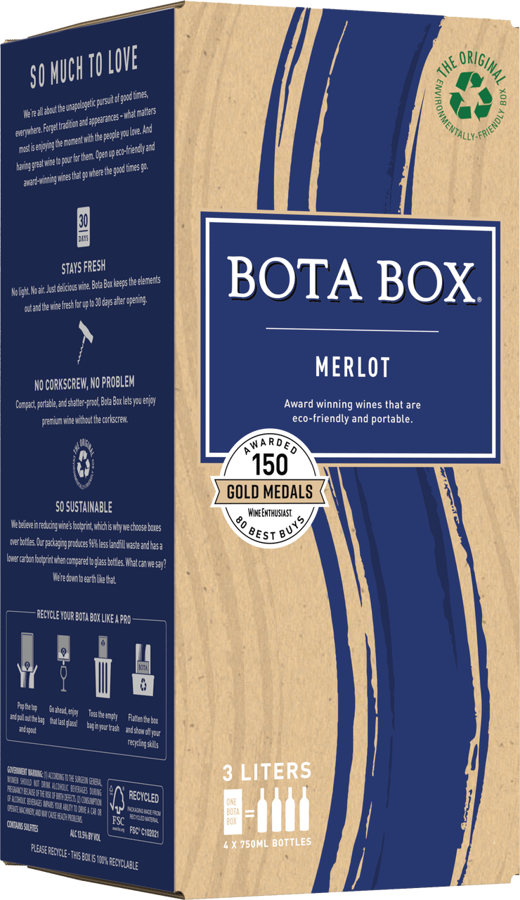 Bota Box Merlot 3L