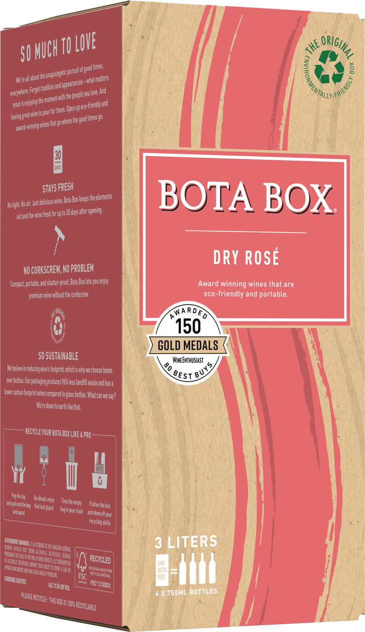 Bota Box Dry Rose 3L