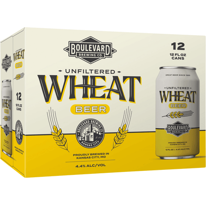 Boulevard Unfiltered Wheat Beer 12 Pack | 12oz Cans