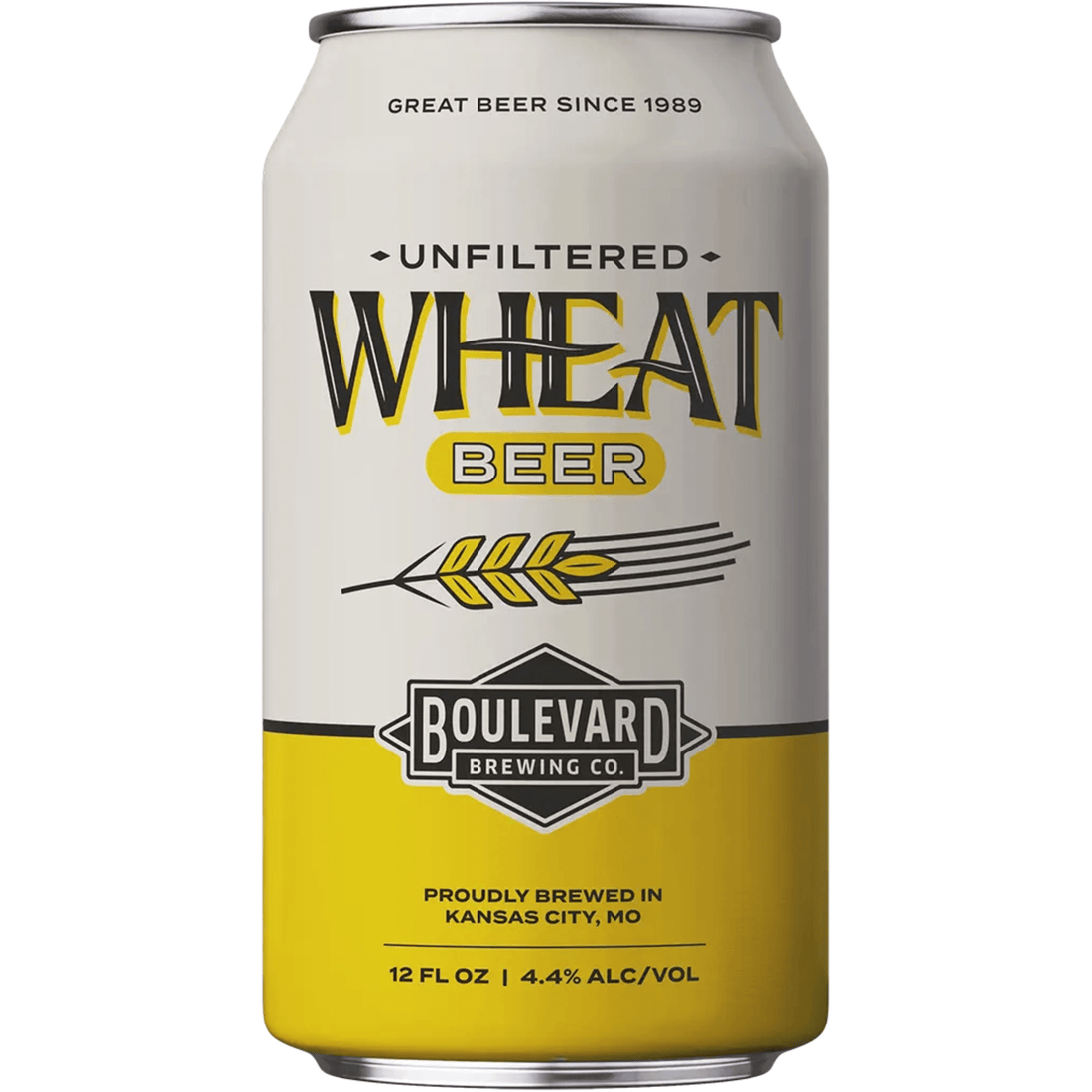 Hazy golden wheat beer with a fluffy white head, bright citrus aroma, and smooth, crisp finish.