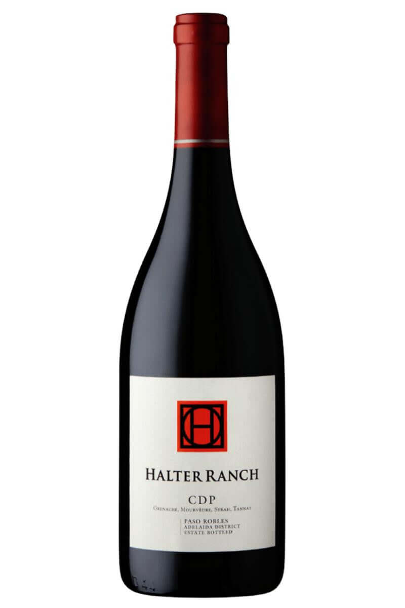 Halter Ranch CDP 2019 750ml red wine bottle from Paso Robles, California, featuring aromas of raspberry and dark cherry.