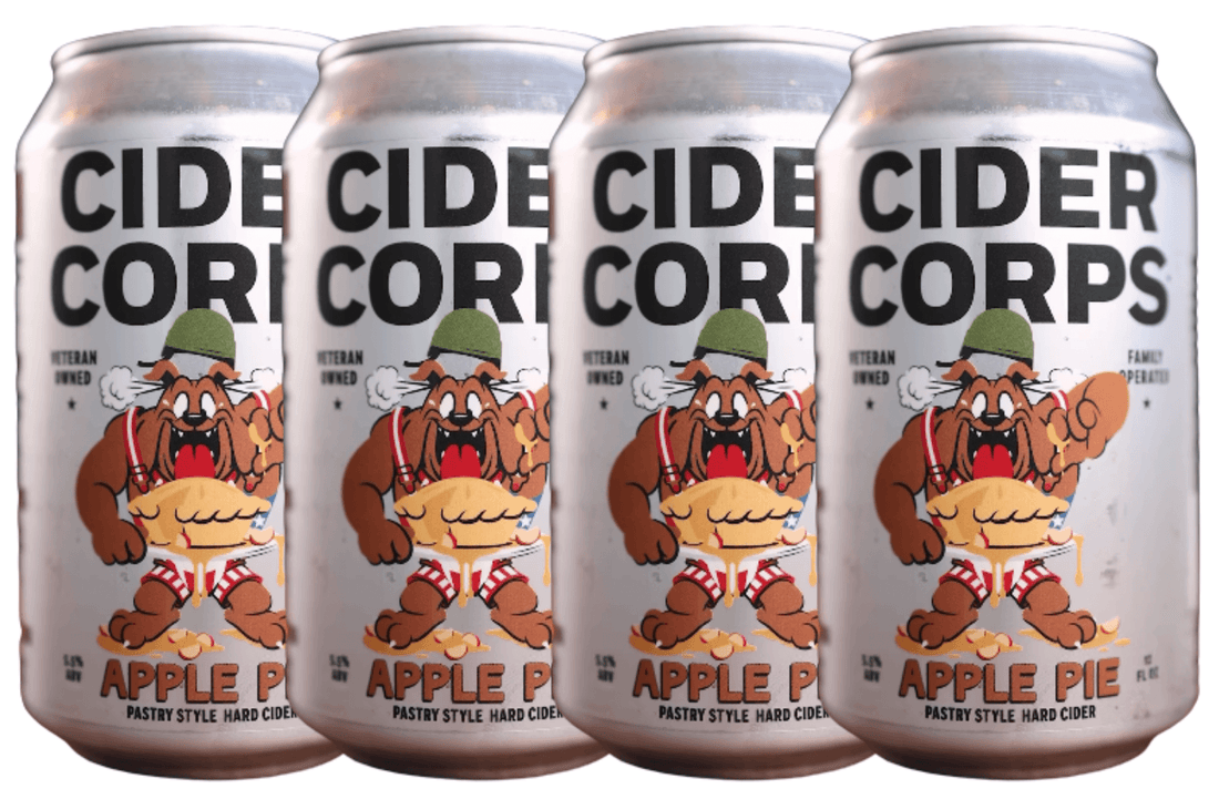 Cider Corps We The People American Apple Pie 4 Pack | 12oz CAN