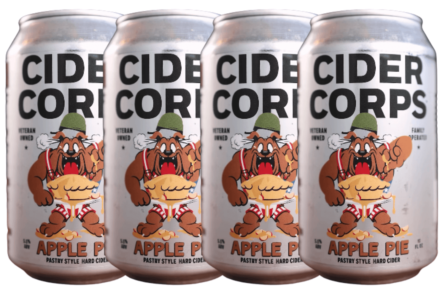 Cider Corps We The People American Apple Pie 4 Pack | 12oz CAN