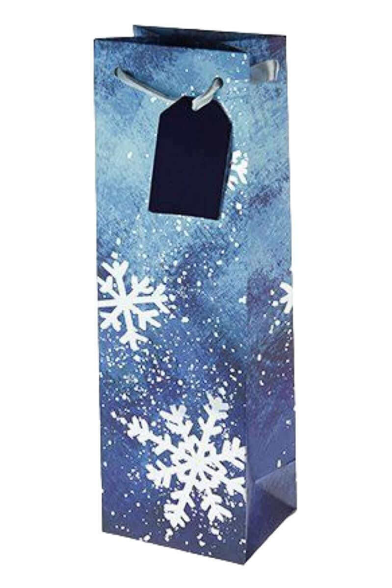 Cakewalk Brushed Snowflake Gift Bag