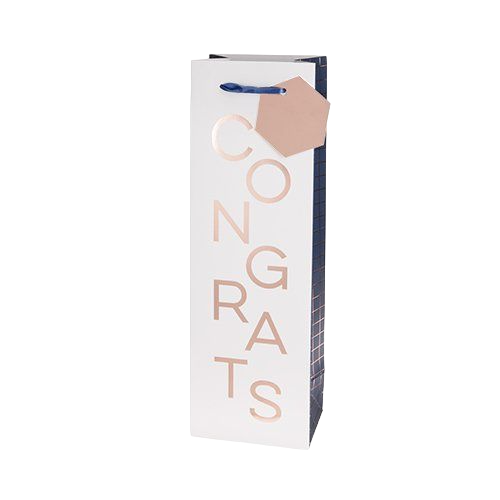 Cakewalk Congrats Wine Bottle Gift Bag