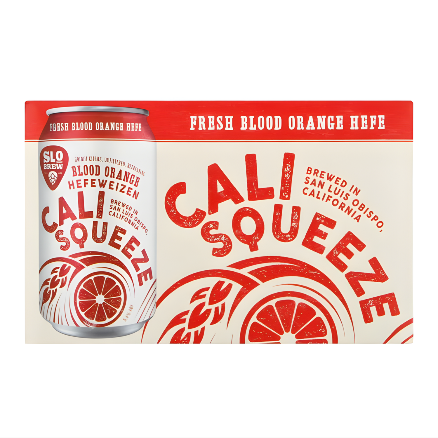 Cali Squeeze Blood Orange Hefeweizen 6 Pack | 12oz Cans