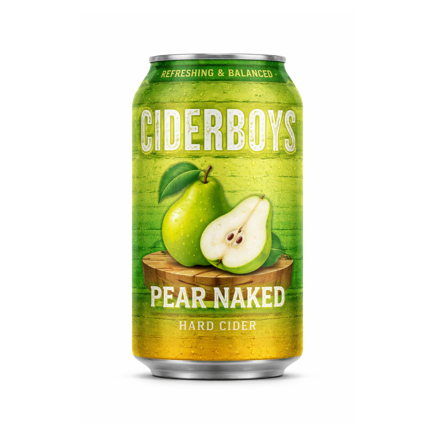 Ciderboys Pear Naked Cider 12oz CAN