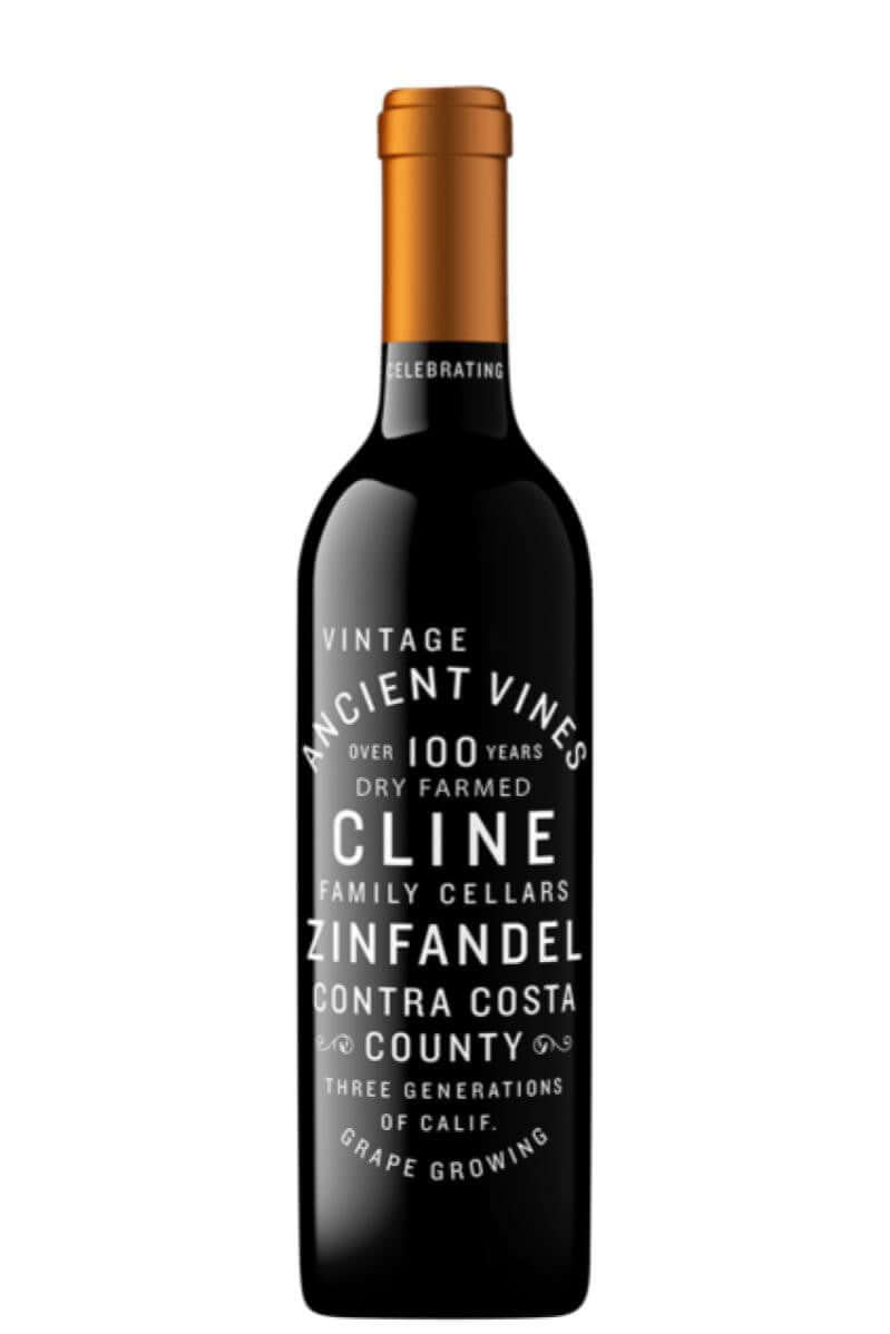 Cline Ancient Vines Zinfandel 2020 wine bottle from Contra Costa County, California, 750ml.