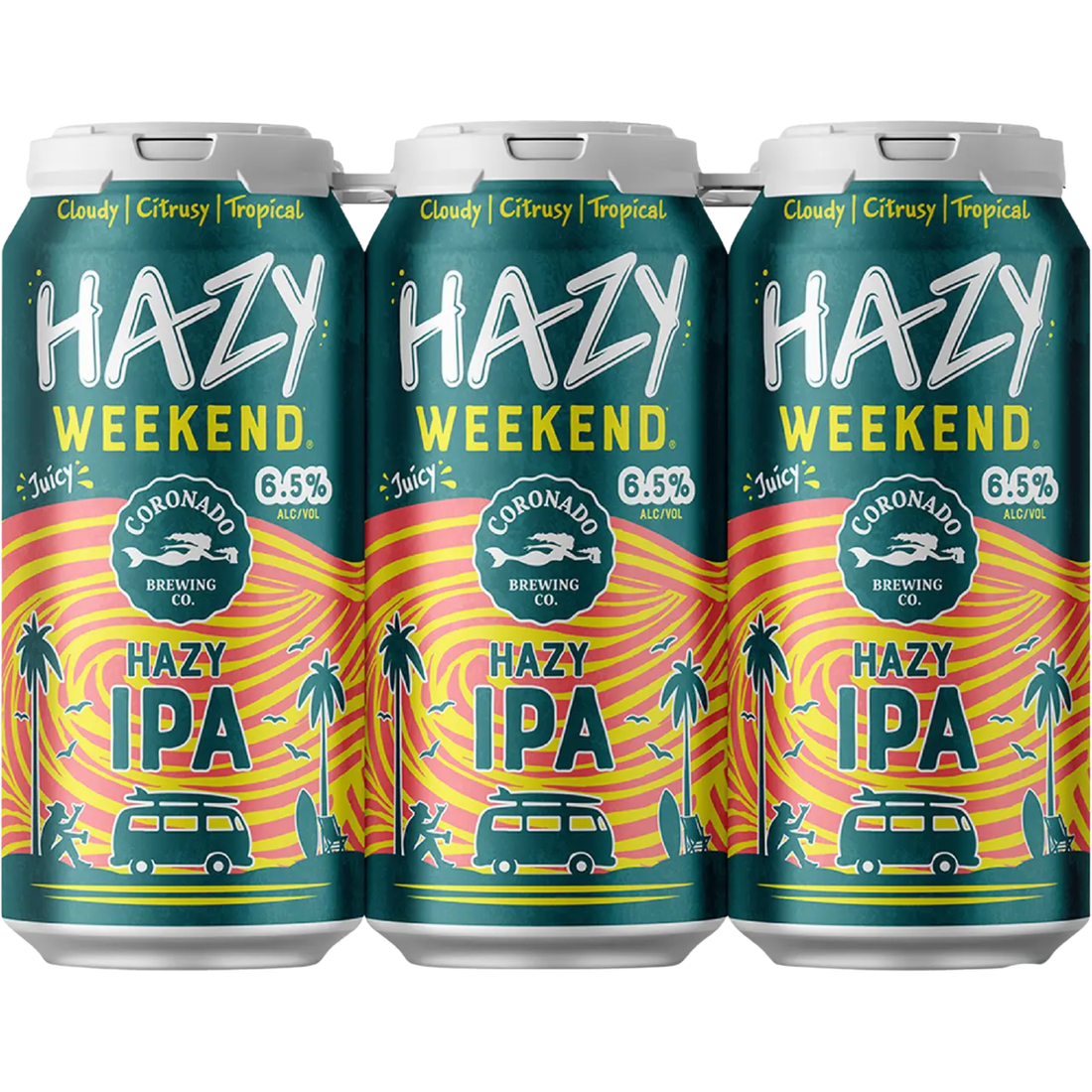Coronado Hazy Weekend HIPA 6 Pack | 16oz CAN