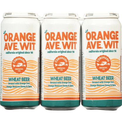 Coronado Orange Ave Wit Wheat Beer 6 Pack | 16oz CANS