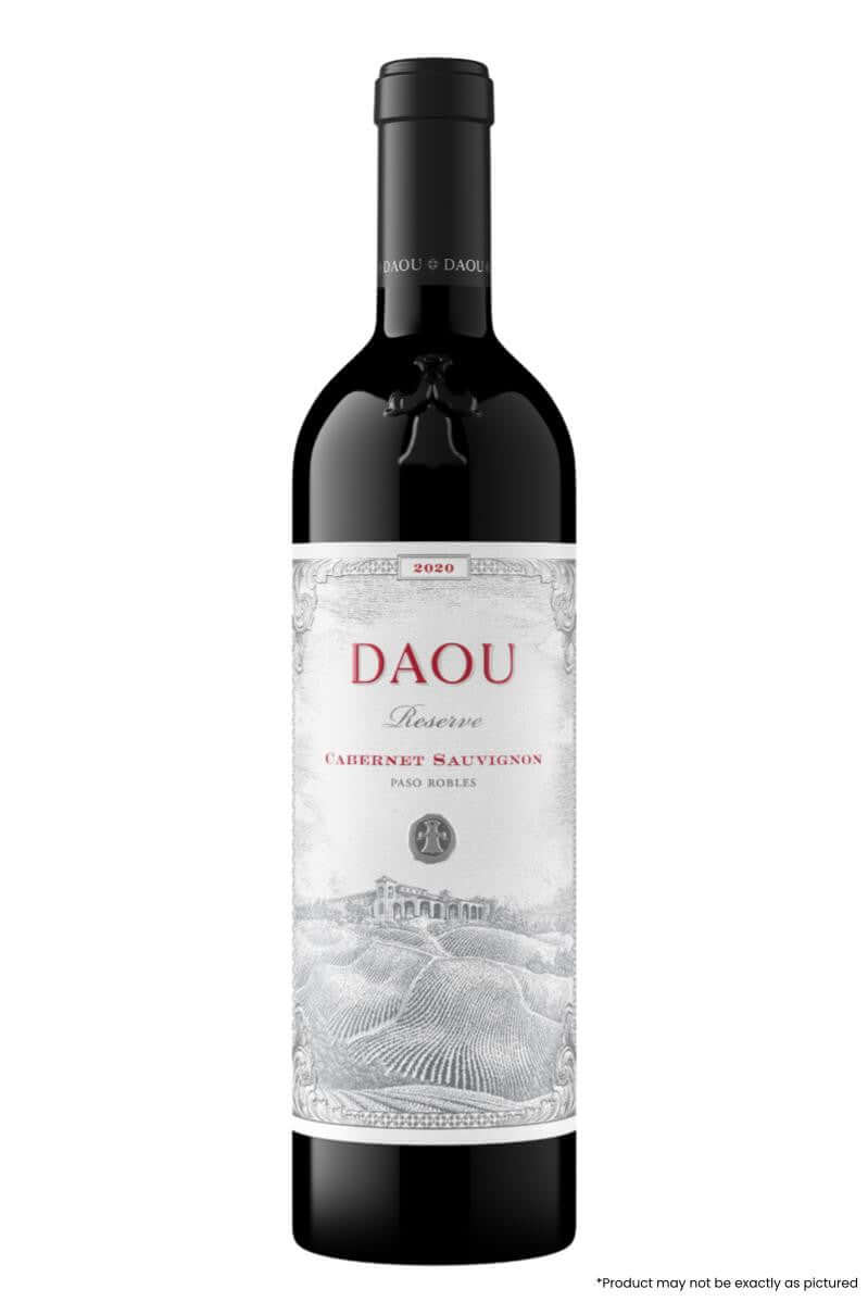 DAOU Cabernet Sauvignon Reserve 2020 wine bottle, 750ml from Paso Robles, California.