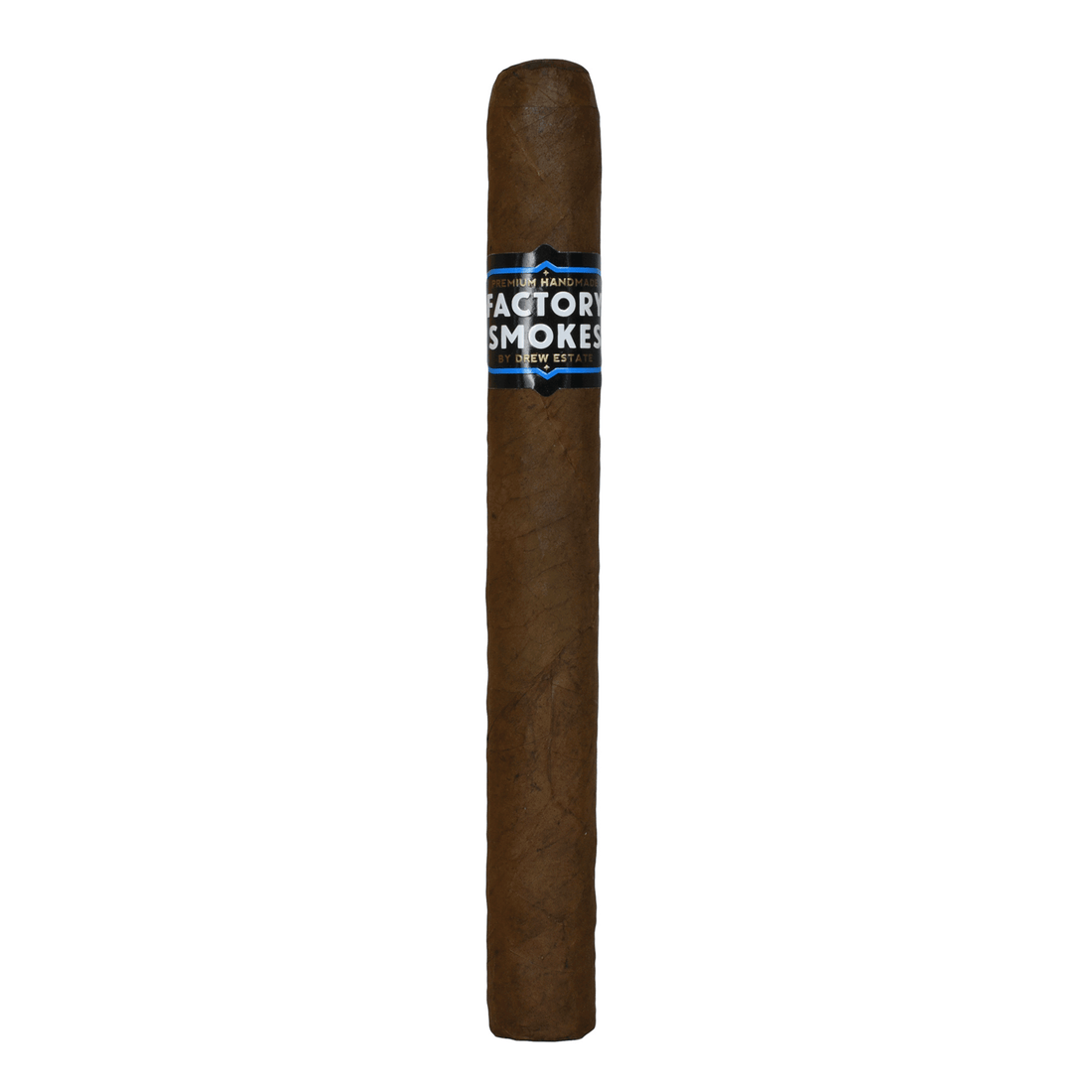 Factory Smokes Sun Grown Churchill cigar, Nicaraguan origin, Sun Grown wrapper, distinctive flavor blend.