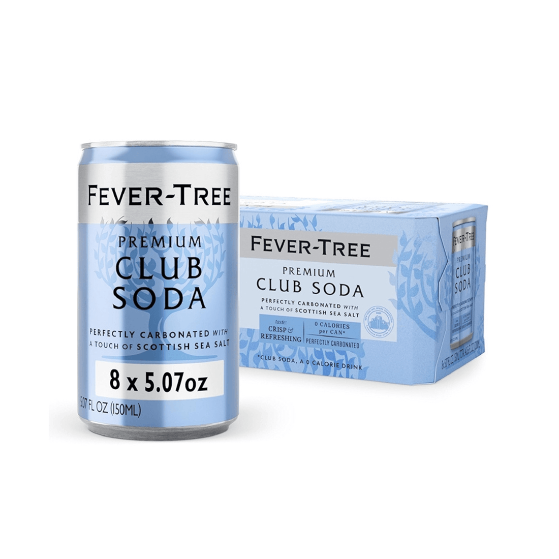 Fever Tree Club Soda 8 Pack - 5.07oz