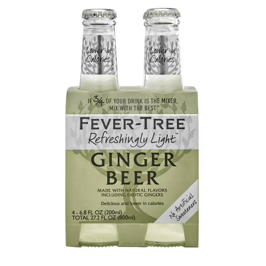 Fever Tree Light Ginger Beer 4 Pack | 200ml