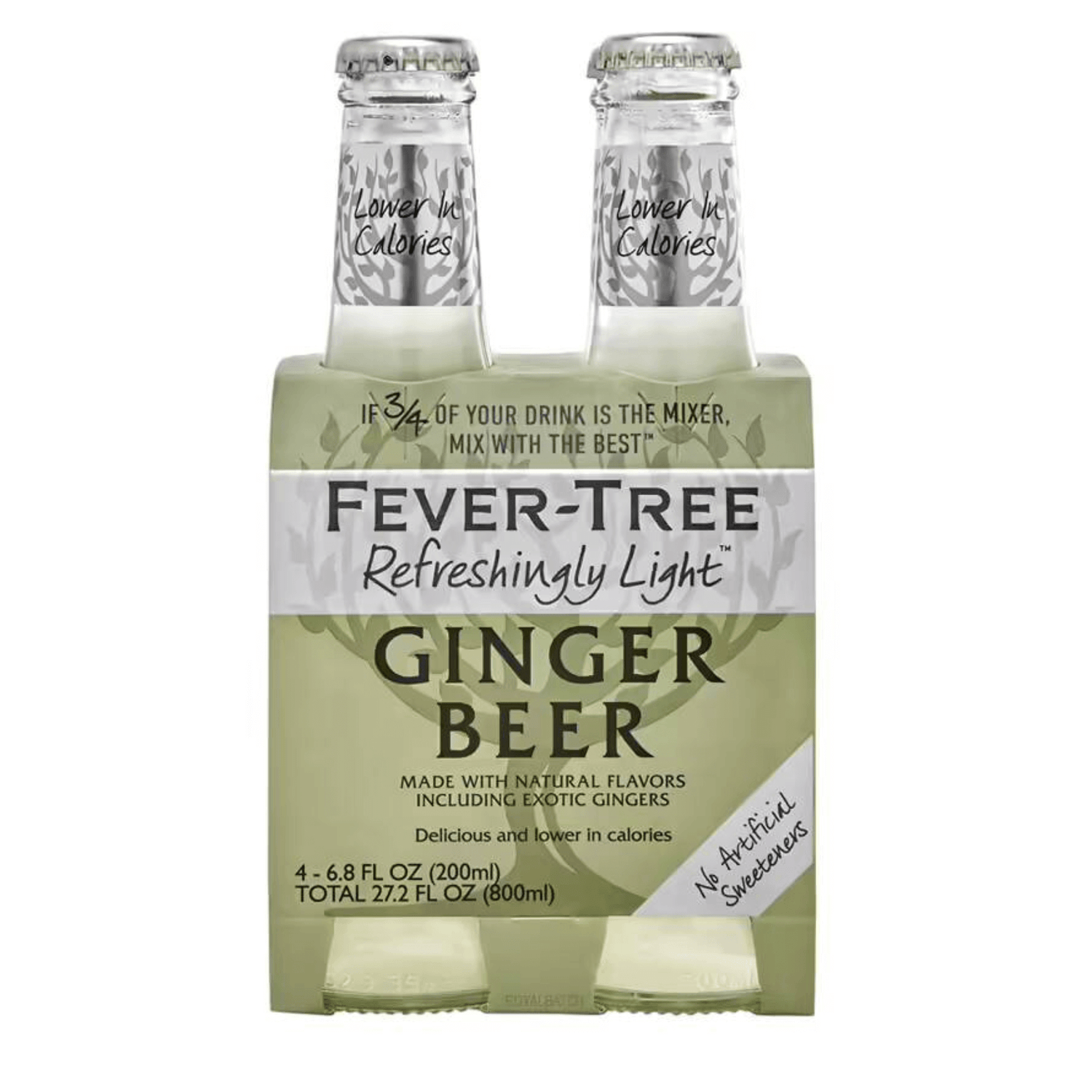 Fever Tree Light Ginger Beer 4 Pack | 200ml