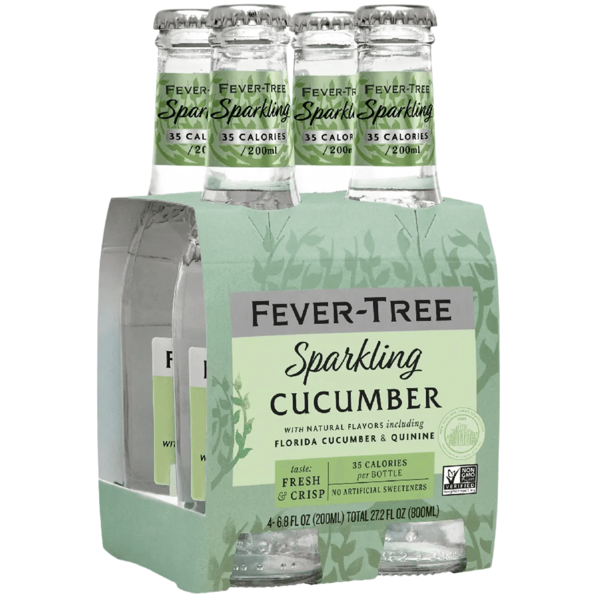 Fever Tree Sparkling Cucumber Tonic 4 Pack | 200ml