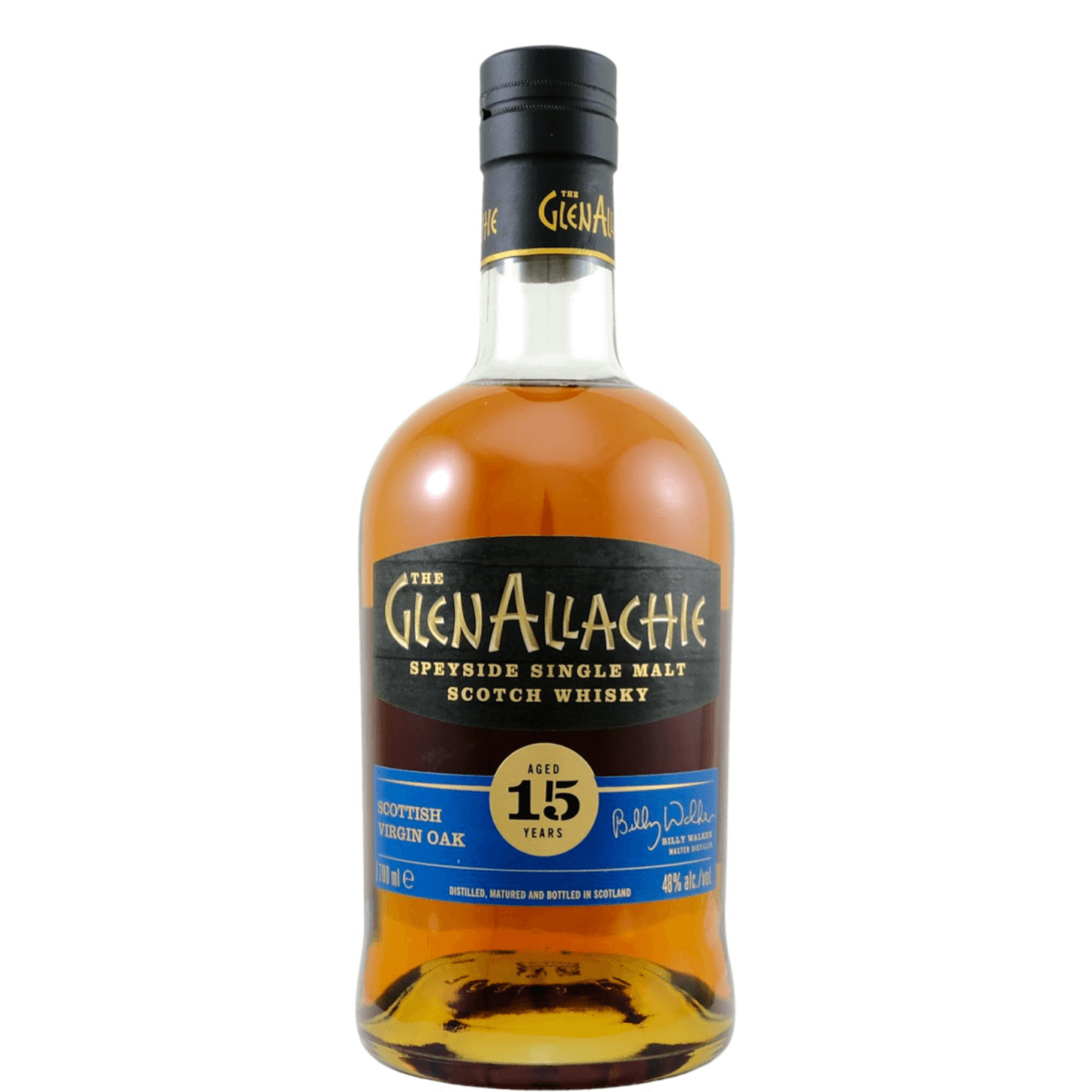 GlenAllachie 15 Year Scottish Oak Finish Single Malt Scotch 700ml