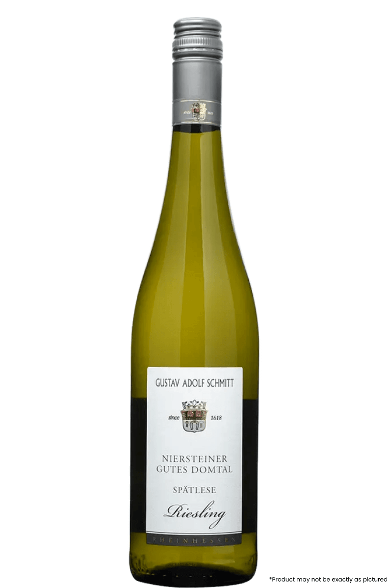 Type: White Wine

Varietal: Riesling

Region: Rheinhessen

Country: Germany

Size: 750ml

ABV: 9.5%

Notes: A medium bodied, clean and rich white wine with intense floral aromas. Lightly-sweet and well balanced with bright acidity. A perfect match for ric