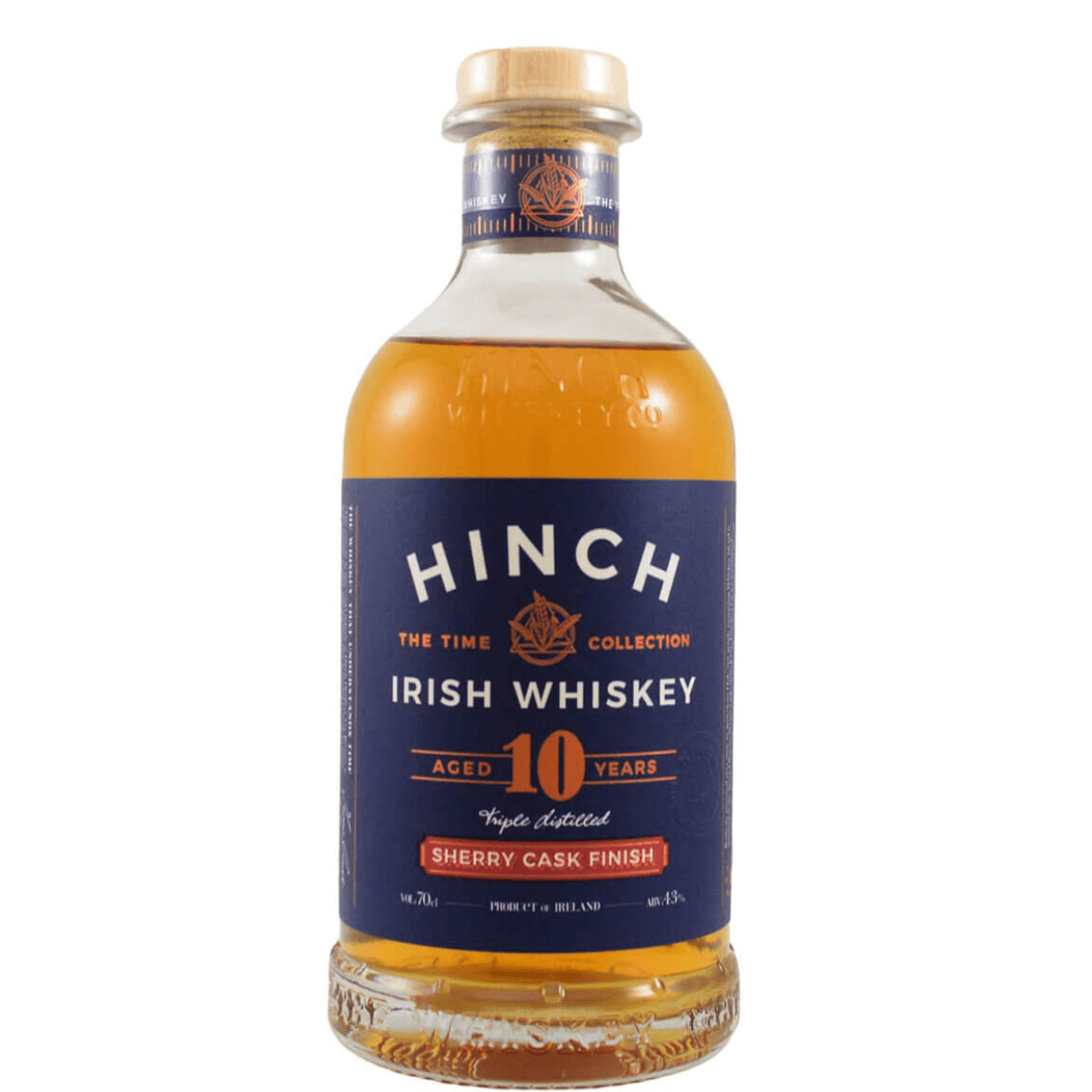 Hinch Irish Whiskey 750mL - 10YR Sherry Cask