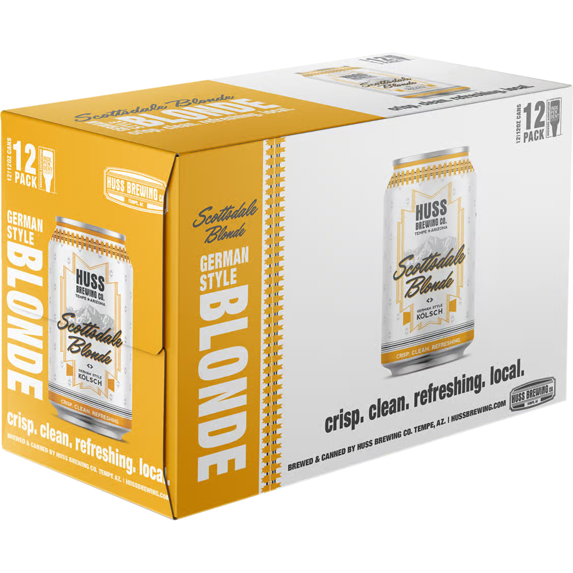 Huss Scottsdale Blonde 12 Pack | 12oz Cans