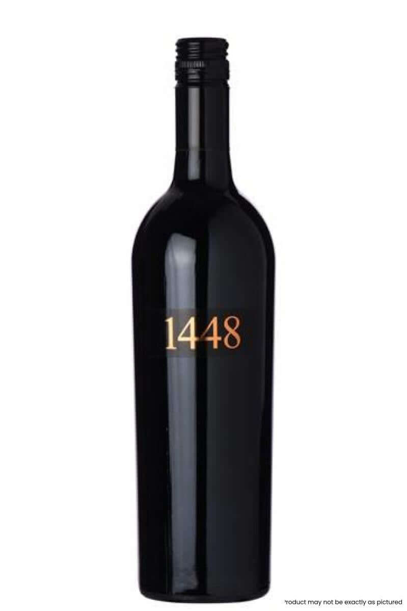 Jeff Runquist 1448 Red Blend 2020 wine bottle 750ml with black label and screw cap