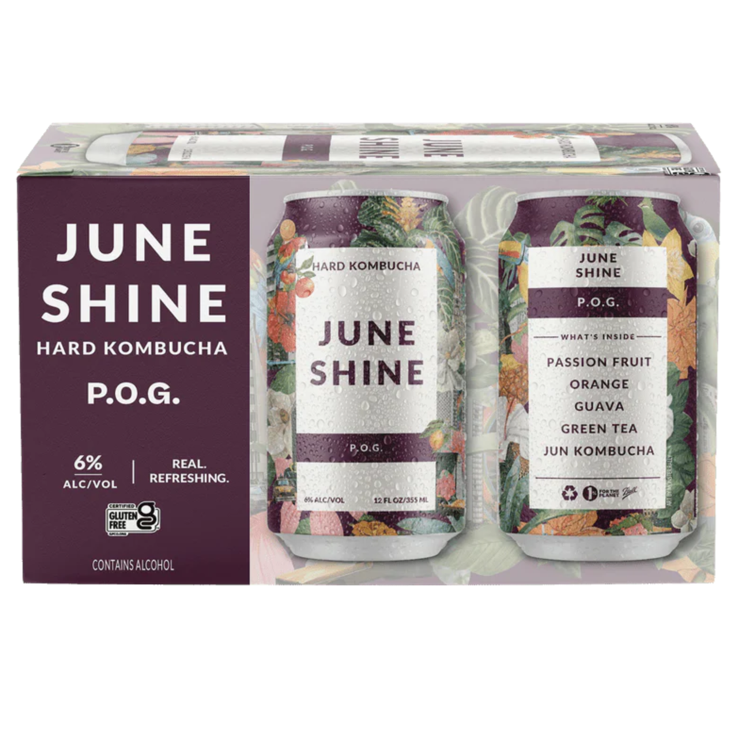 June Shine POG 6 Pack | 12oz Cans