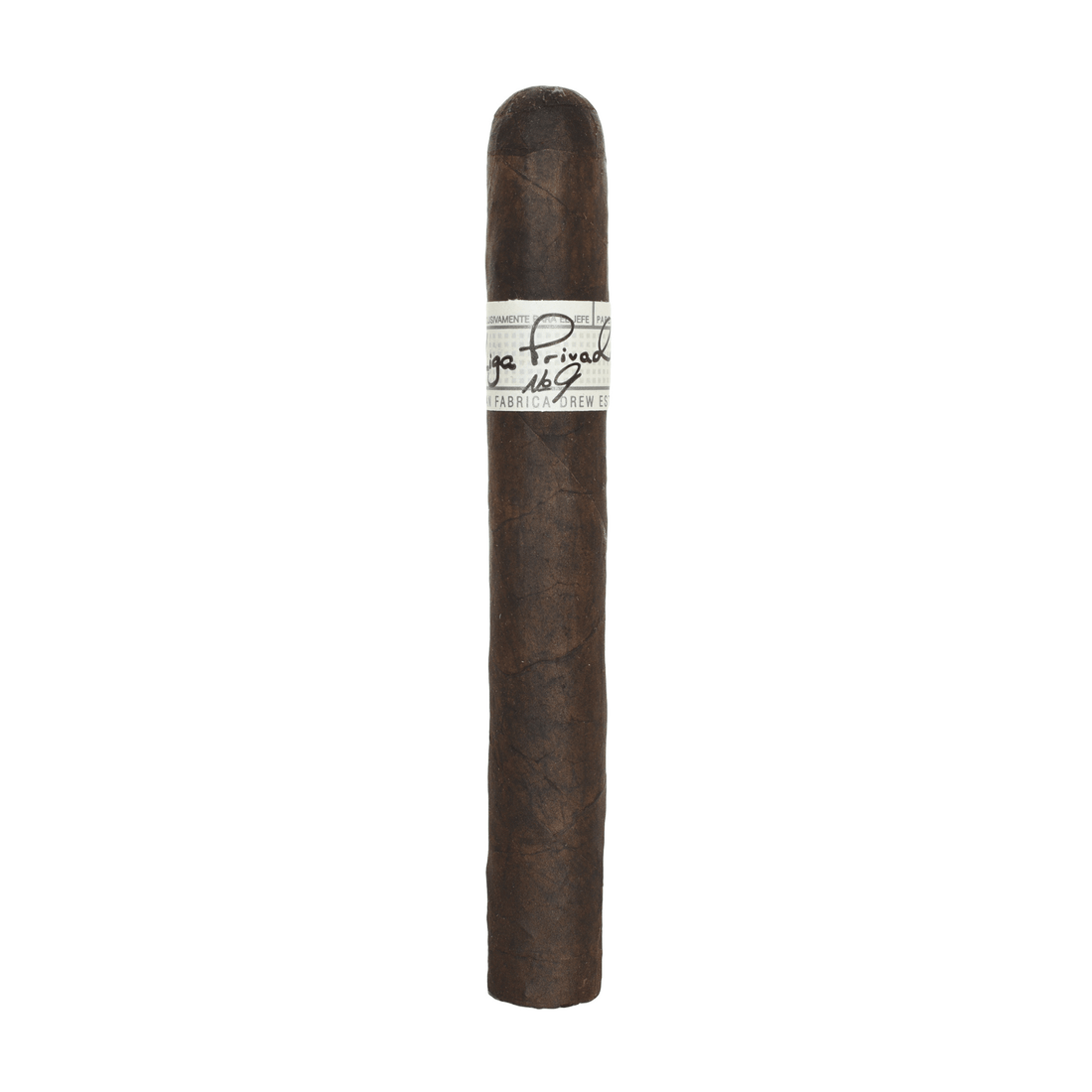 Liga Privada No. 9 Toro cigar with dark Connecticut Broadleaf wrapper, offering rich flavors of cocoa, espresso, leather, and black pepper.